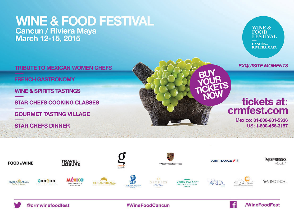 WINE & FOOD FESTIVAL MARCH 12-15, 2015